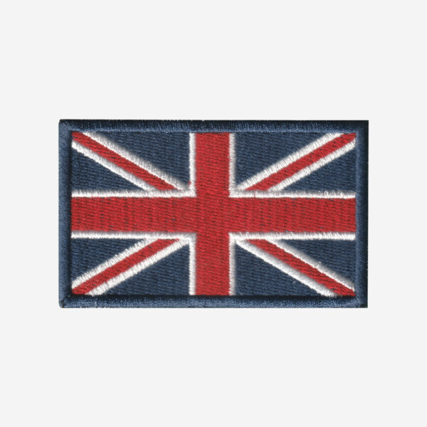 United Kingdom Flag Embroidered Iron On Patch United Kingdom Flag Embroidered Iron On Patch