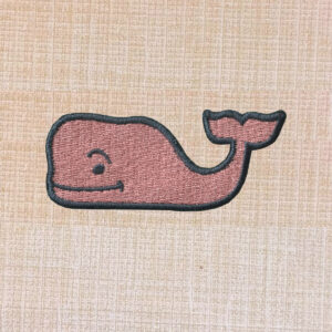 Vineyard Vines Logo Embroidered Iron On Patch