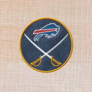 Buffalo Sabres and Bills Logo Embroidered Iron On Patch