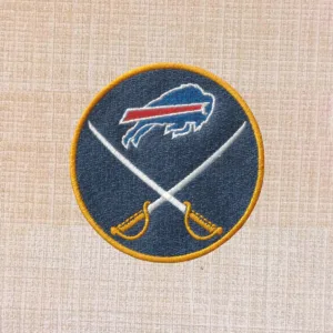 Buffalo Sabres and Bills Logo Embroidered Iron On Patch
