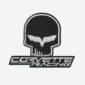 Corvette Racing Jake Skull Logo Embroidered Iron On Patch