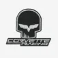 Corvette Racing Jake Skull Logo Embroidered Iron On Patch