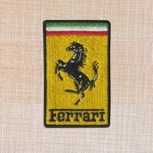 Ferrari Escudo Logo Embroidered Iron On Patch