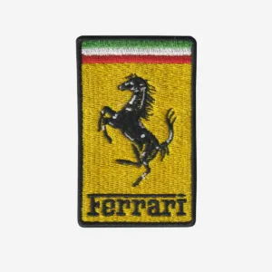 Ferrari Escudo Logo Embroidered Iron On Patch