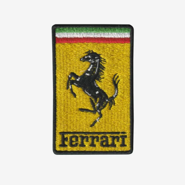 Ferrari Escudo Logo Embroidered Iron On Patch