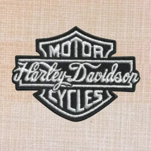 Harley Davidson Logo Embroidered Iron On Patch