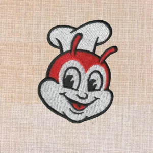 Jollibee Logo Embroidered Iron On Patch
