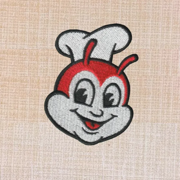 Jollibee Logo Embroidered Iron On Patch