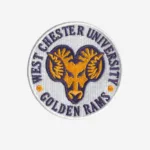 West Chester Golden Rams Football Team Logo Embroidered Iron On Patch