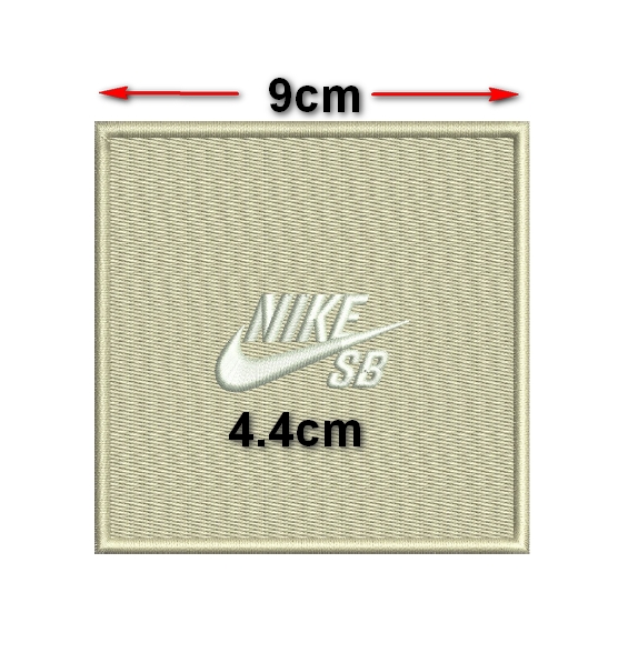 NIKE SB Logo Embroidered Iron On Patch NIKE SB Logo Embroidered Iron On Patch