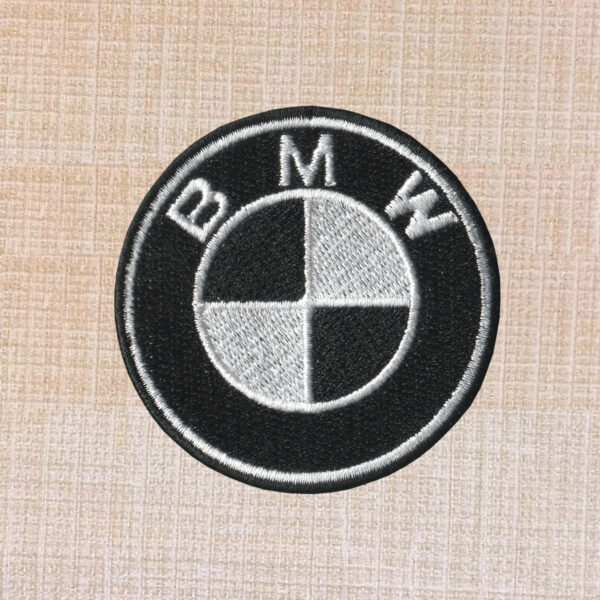 BMW Logo Embroidered Iron On Patch