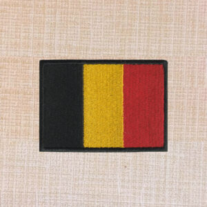 Belgium Flag Embroidered Iron On Patch