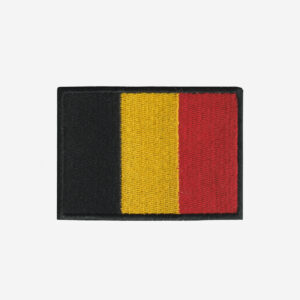 Belgium Flag Embroidered Iron On Patch