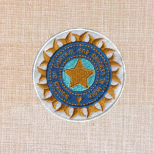 Board of Control Cricket in India Logo Embroidered Iron On Patch