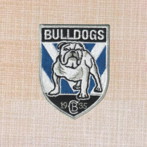 Canterbury Bulldogs NRL Logo Embroidered Iron On Patch