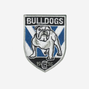 Canterbury Bulldogs NRL Logo Embroidered Iron On Patch