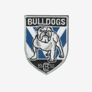 Canterbury Bulldogs NRL Logo Embroidered Iron On Patch
