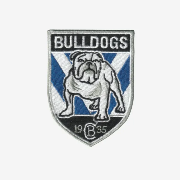 Canterbury Bulldogs NRL Logo Embroidered Iron On Patch