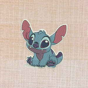 Disney Cute Stitch Embroidered Iron On Patch - Image 2