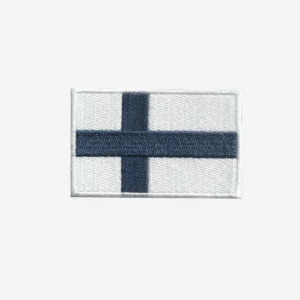 Finland Flag Embroidered Iron On Patch