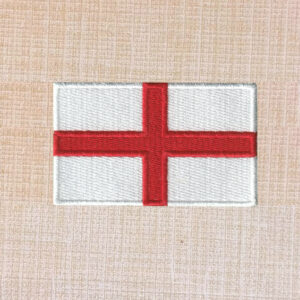 Flag of England Embroidered Iron On Patch