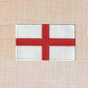 Flag of England Embroidered Iron On Patch