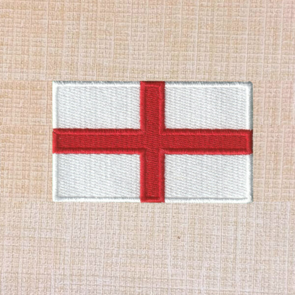 Flag of England Embroidered Iron On Patch