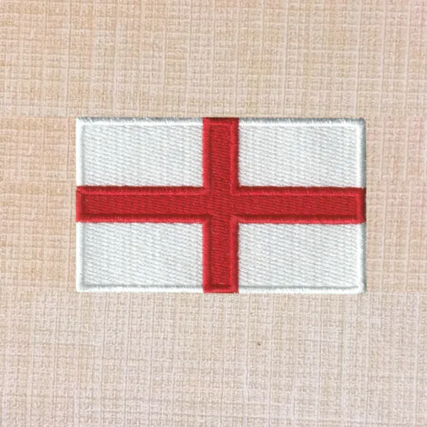 Flag of England Embroidered Iron On Patch