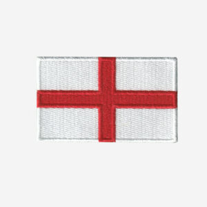 Flag of England Embroidered Iron On Patch
