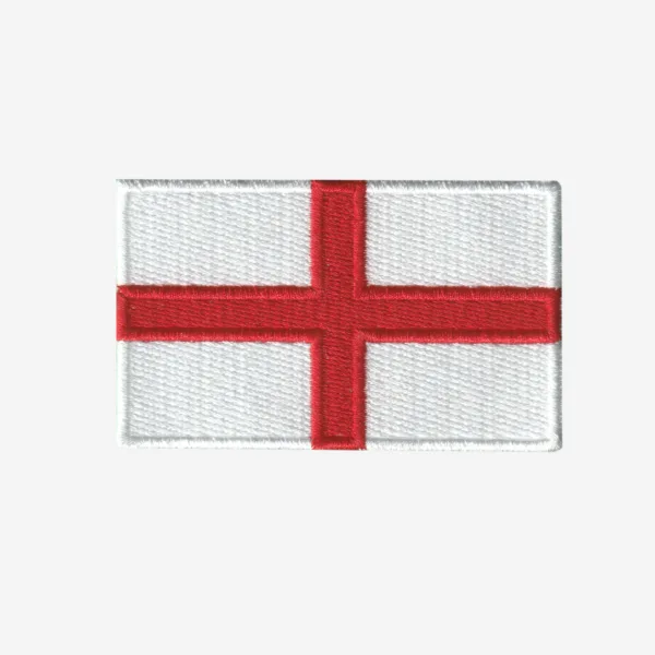 Flag of England Embroidered Iron On Patch Flag of England Embroidered Iron On Patch