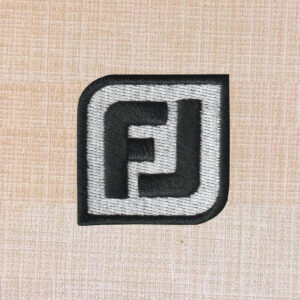 Footjoy Logo Embroidered Iron On Patch