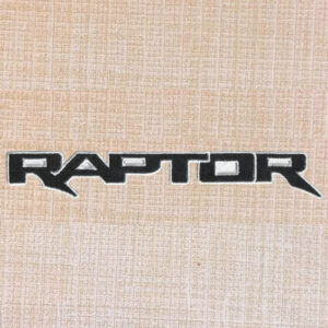 Ford Raptor Logo Embroidered Iron On Patch