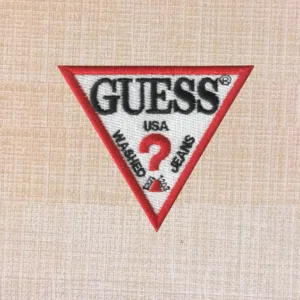 Guess Logo Embroidered Iron On Patch