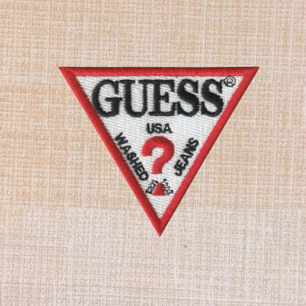Guess Logo Embroidered Iron On Patch