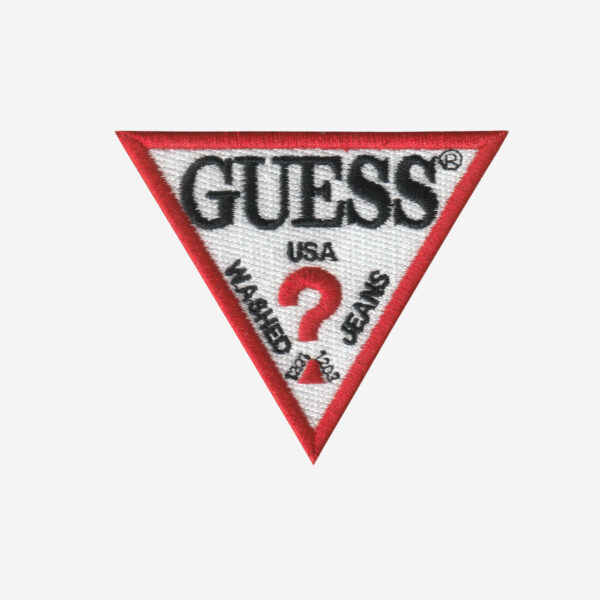 Guess Logo Embroidered Iron On Patch Guess Logo Embroidered Iron On Patch