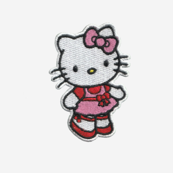 Hello Kitty Cartoon Embroidered Iron On Patch Hello Kitty Cartoon Embroidered Iron On Patch