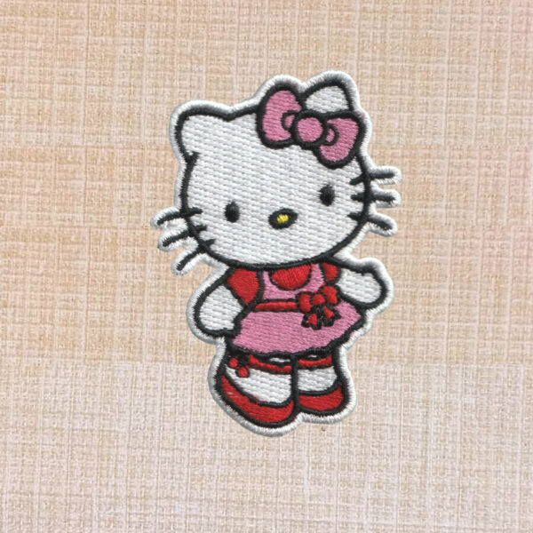 Hello Kitty Cartoon Embroidered Iron On Patch