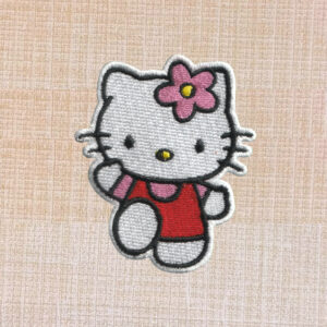 Hello Kitty Cartoon Embroidered Iron On Patch