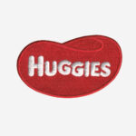 Huggies Logo Embroidered Iron On Patch