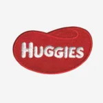 Huggies Logo Embroidered Iron On Patch