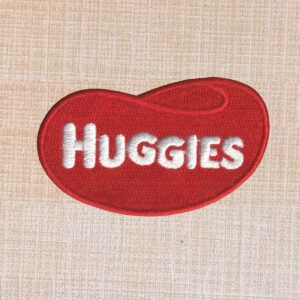 Huggies Logo Embroidered Iron On Patch