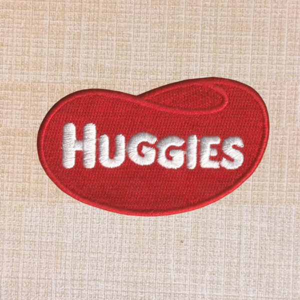 Huggies Logo Embroidered Iron On Patch
