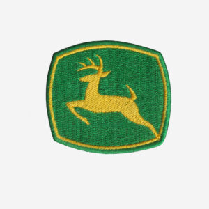 John Deere Logo Embroidered Iron On Patch