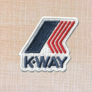 K-Way Logo Embroidered Iron On Patch