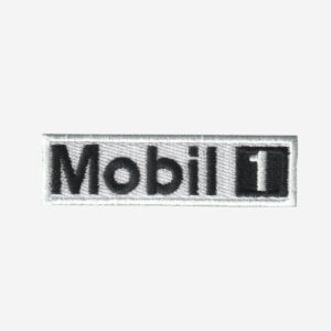 Mobil Logo Embroidered Iron On Patch - Image 4