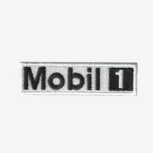 Mobil Logo Embroidered Iron On Patch - Image 4