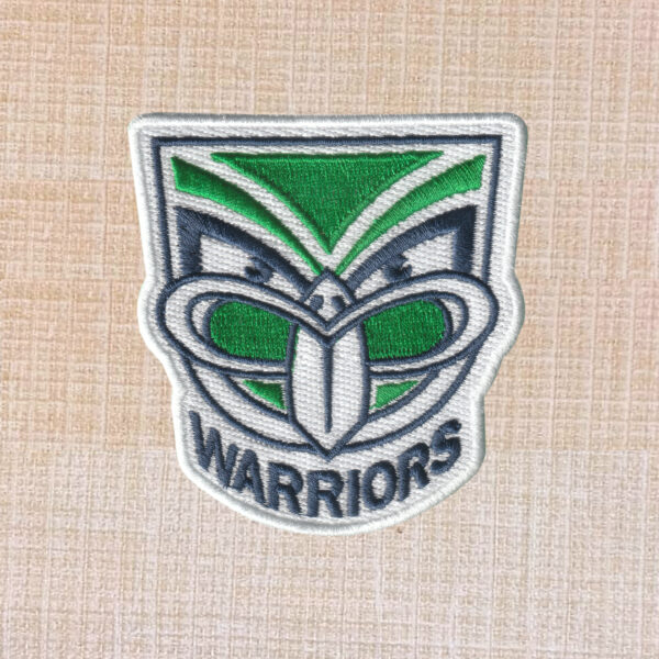 New Zealand Warriors Logo 2023 Embroidered Iron On Patch