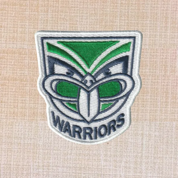 New Zealand Warriors Logo 2023 Embroidered Iron On Patch