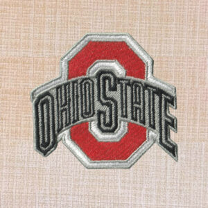 Ohio State Logo Embroidered Iron On Patch