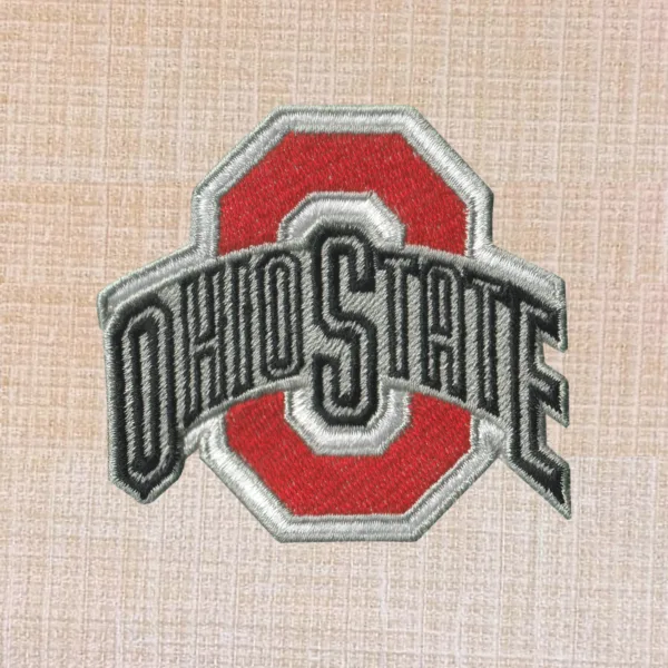 Ohio State Logo Embroidered Iron On Patch